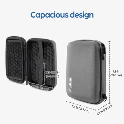 Boîtier rigide Boîtier portable pour disque dur externe pour 2 disques durs