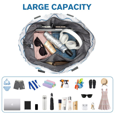 Sac de Plage Familial et Sac de Plage Pliable