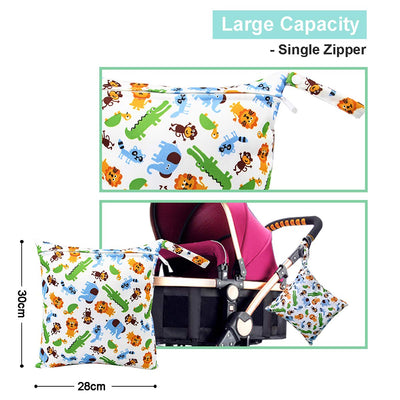 Sac humide, sac à couches 3 Pièces, Sac Organisateur Lavable