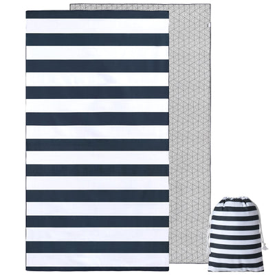 Serviette de plage en microfibre avec sac