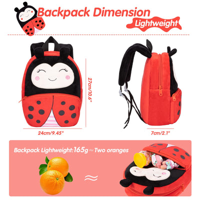 Kindergarten backpack plush school bag cute animals