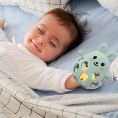 Boule de préhension pour bébé - jouet pour bébé，aide à la dentition pour bébé