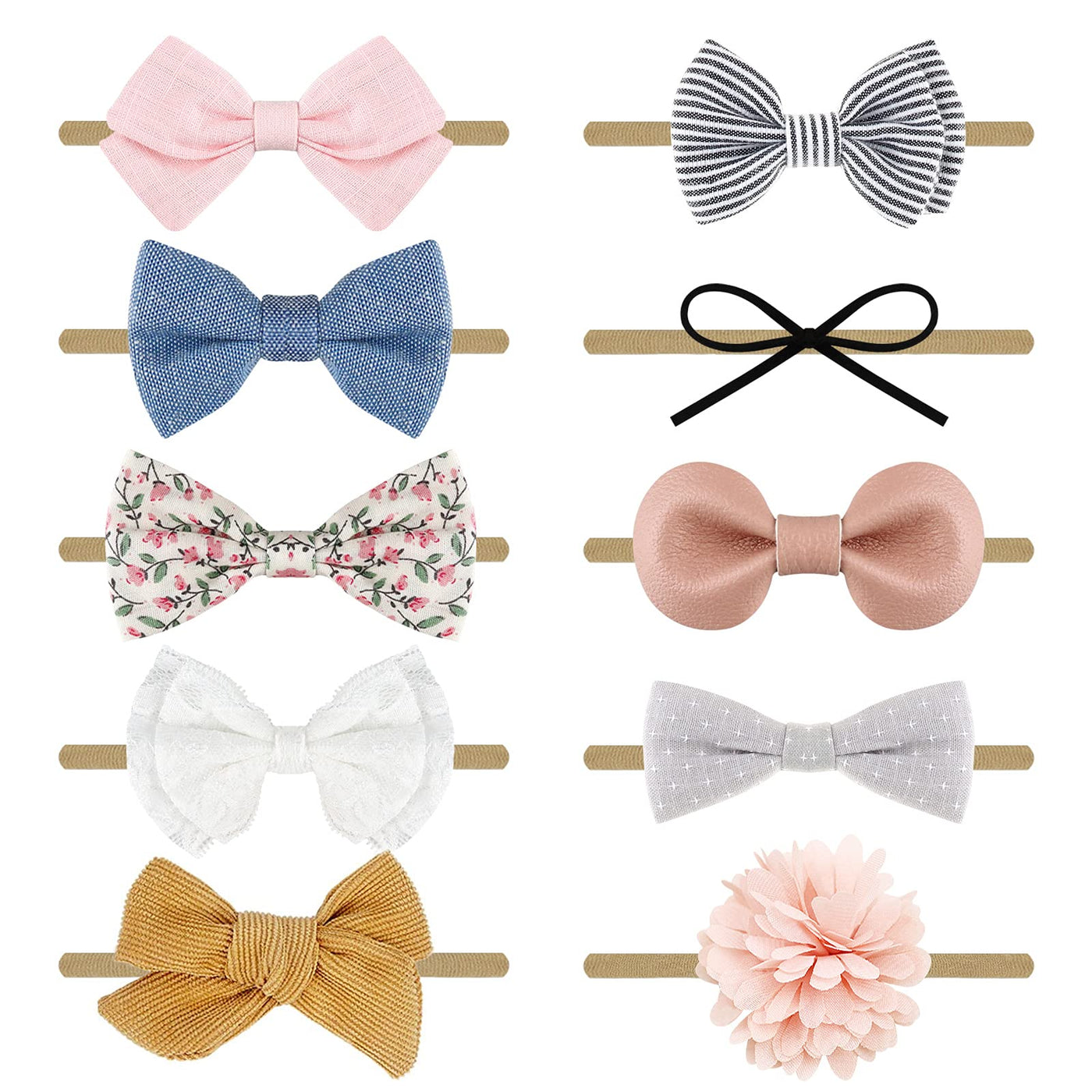 Bandeaux pour bébé Bandeau en nylon pour bébé