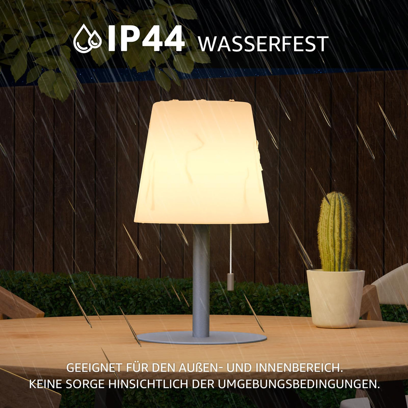 LED Outdoor Table Lamp with 8 Colors Cordless Lamp