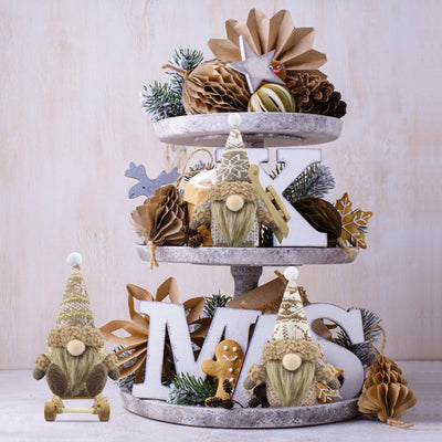 Christmas gnome set of 3 gnome figures Christmas decoration Christmas decorations gnome accessories for home kitchen decoration