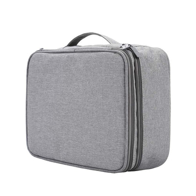 Electronic bag organizer, portable electronics accessory storage bag for cables