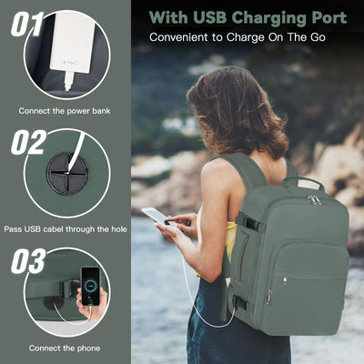 Hand Luggage Airplane Travel Backpack, Hand Luggage Backpack