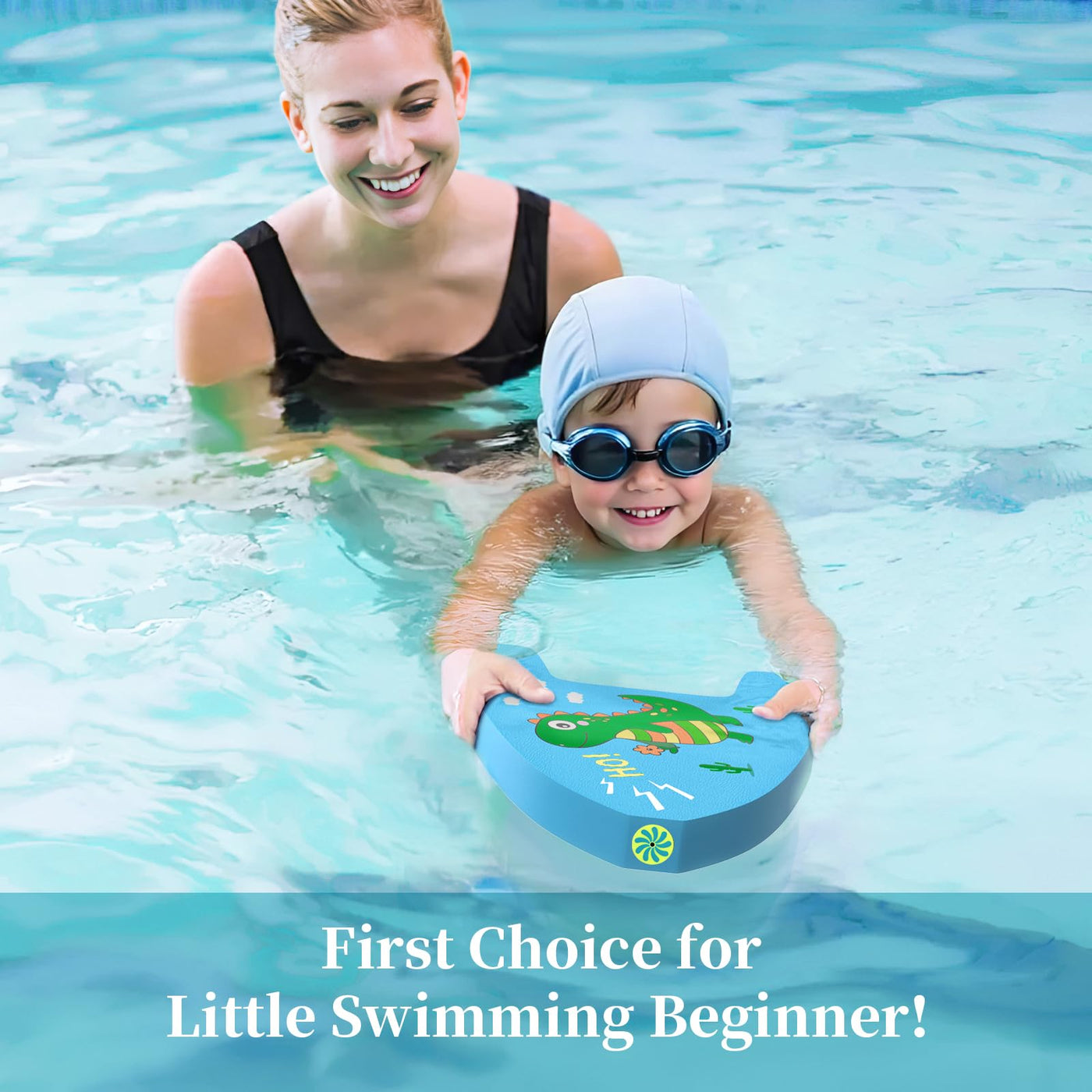 Planche de natation pour enfants adultes, avec poignées