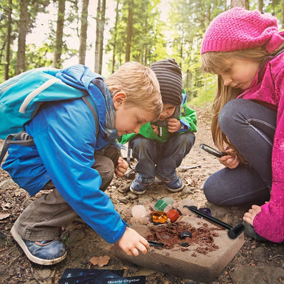 Excavation set for children, gemstone excavation set with 12 geology stones