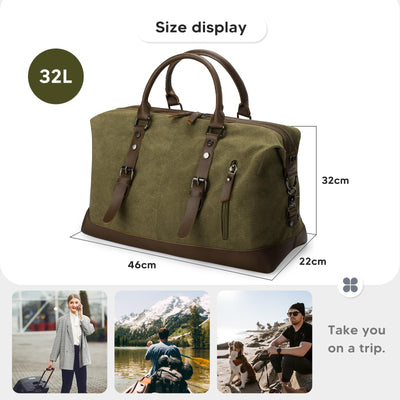 Reisetasche aus Canvas Sporttasche