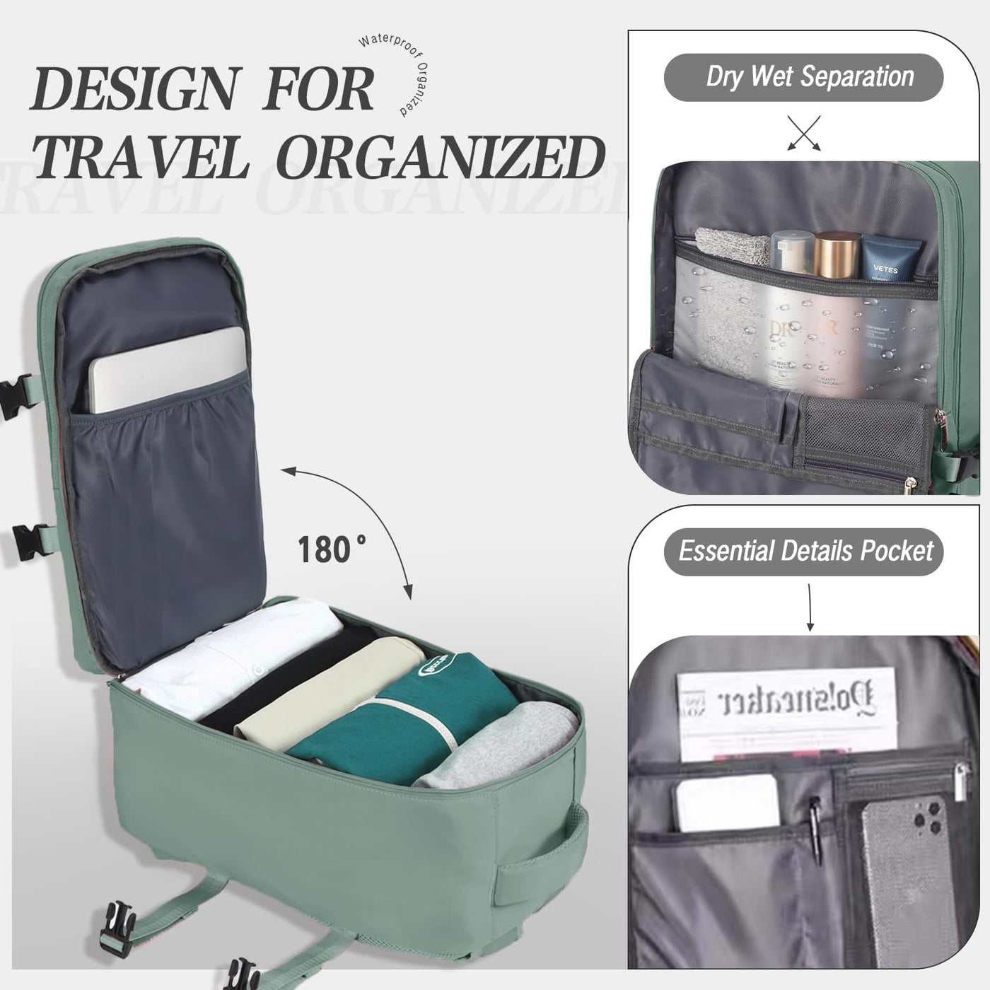 Backpack Hand Luggage Airplane Travel Backpack Carry On Luggage Travel Backpack