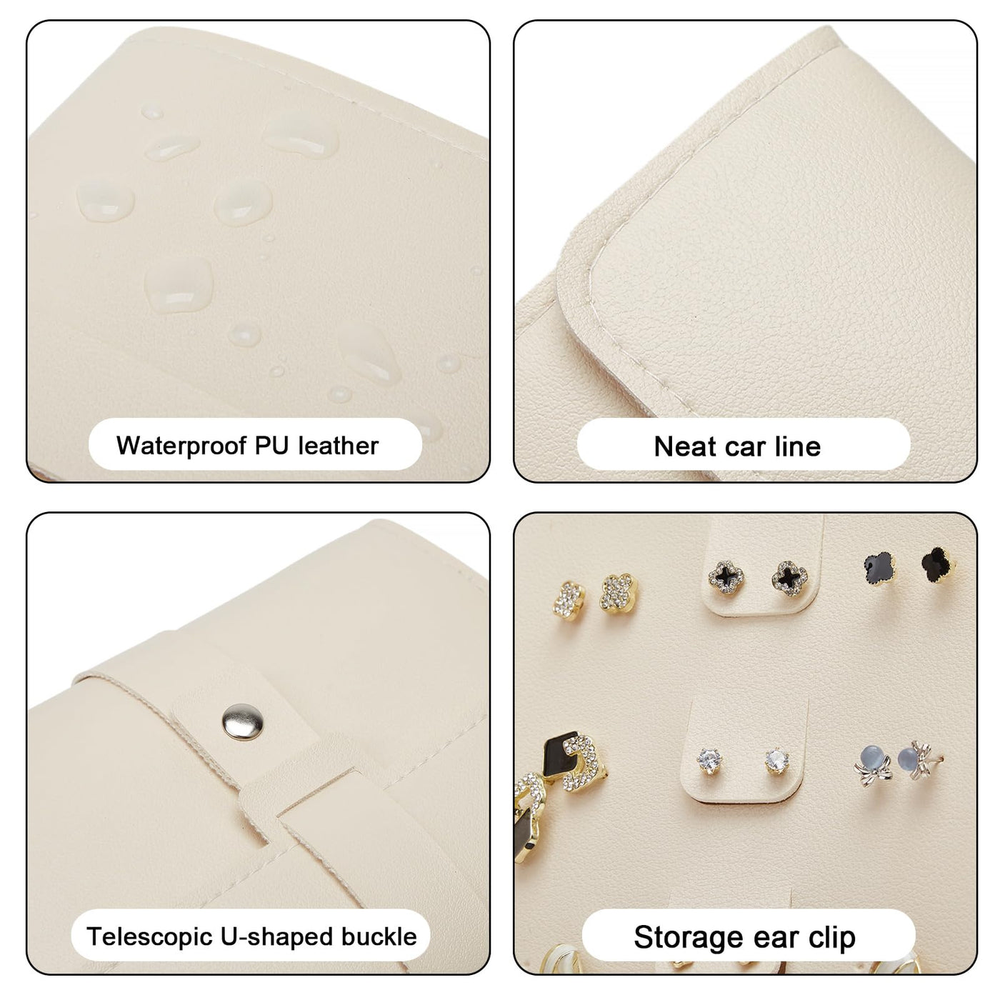 Rangement de boucles d'oreilles Pochette pour boucles d'oreilles Petits sacs de rangement de livres