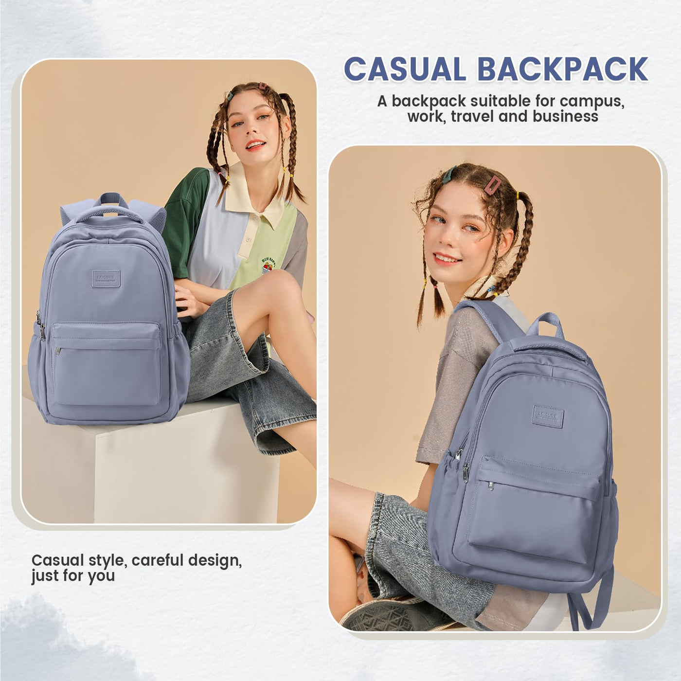 School backpack, lightweight school bags, waterproof school backpack for college school, casual backpack