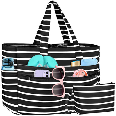 Grand sac de plage imperméable avec fermeture éclair