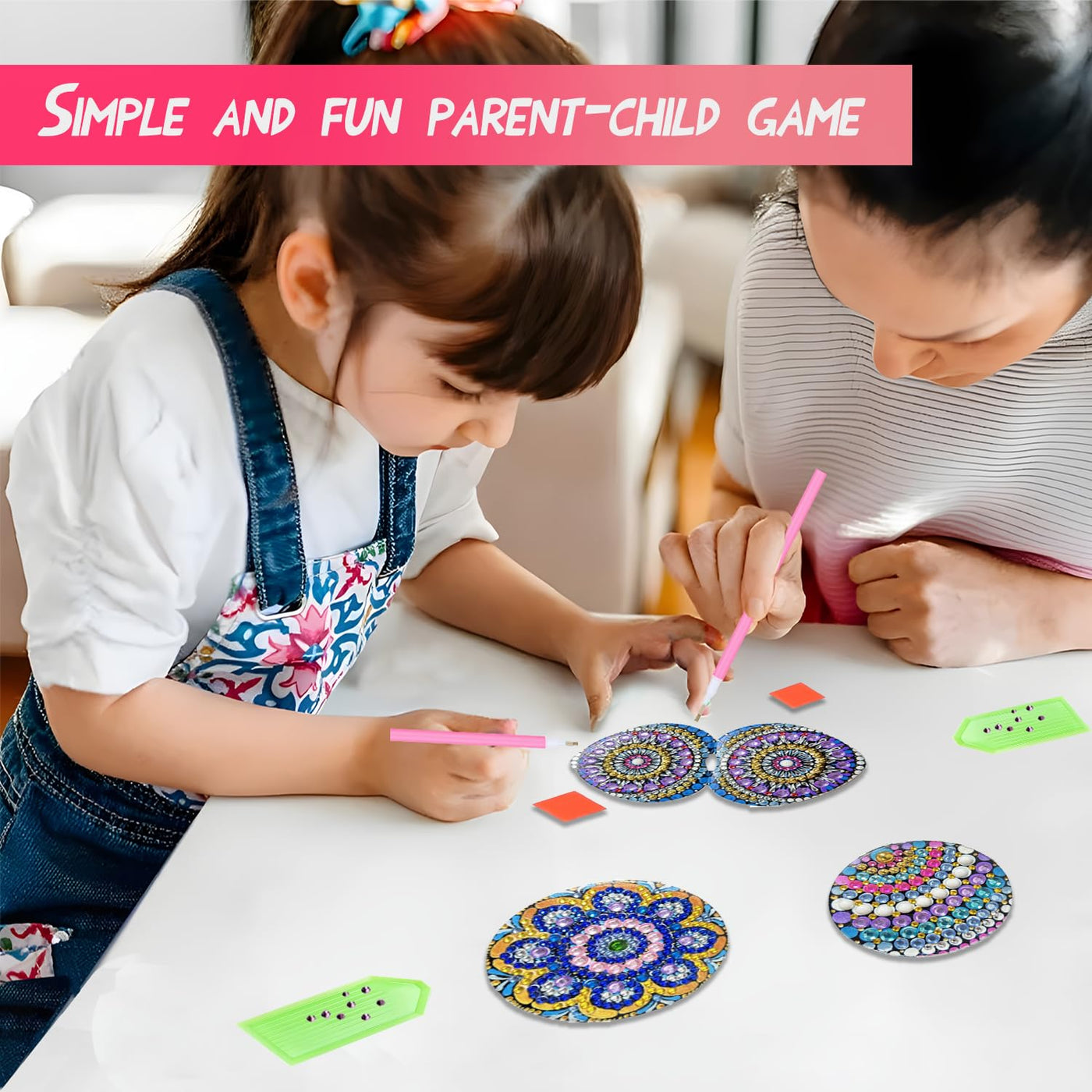 Miroir de poche 2 pièces Diamond Painting