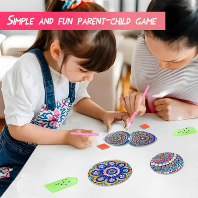 Miroir de poche 2 pièces Diamond Painting