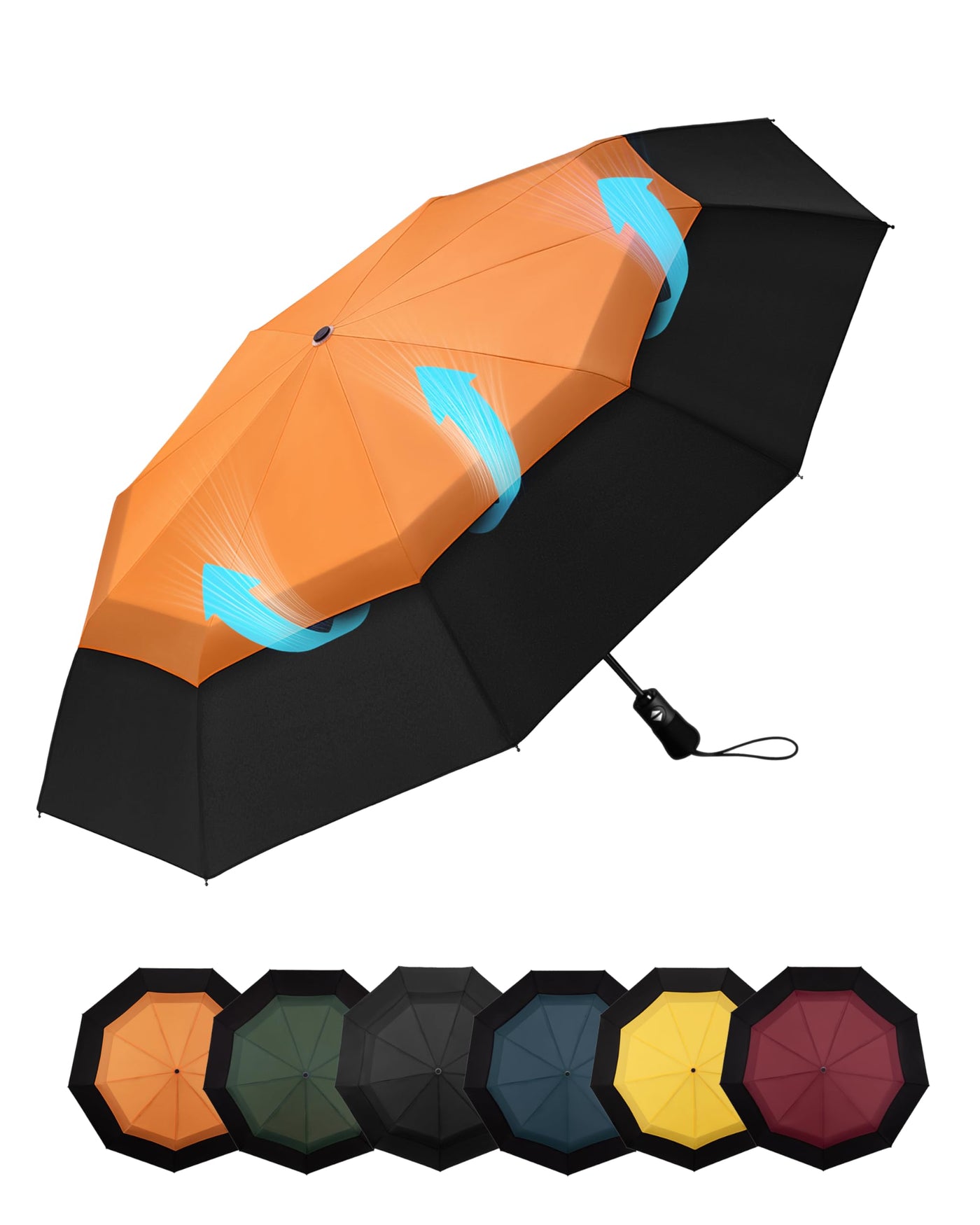 Parapluie de Voyage Compact Grand Storm Fes