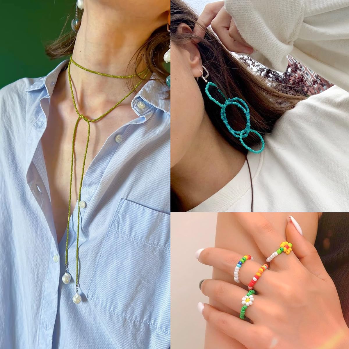 12000+ Matte Perlen zum Selbermachen von Armbändern