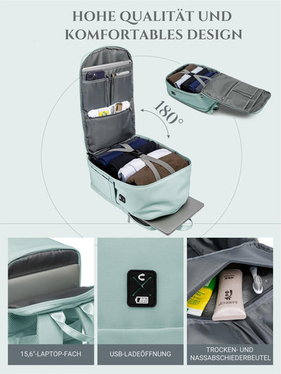 Grand sac de voyage bagage à main avion sac à dos antivol