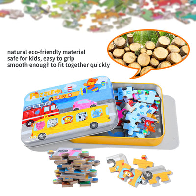 Puzzle pour enfants 64 pièces Puzzle pour enfants Quatre niveaux de difficulté