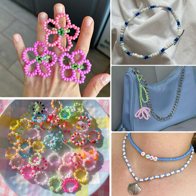 12000+ Matte Perlen zum Selbermachen von Armbändern
