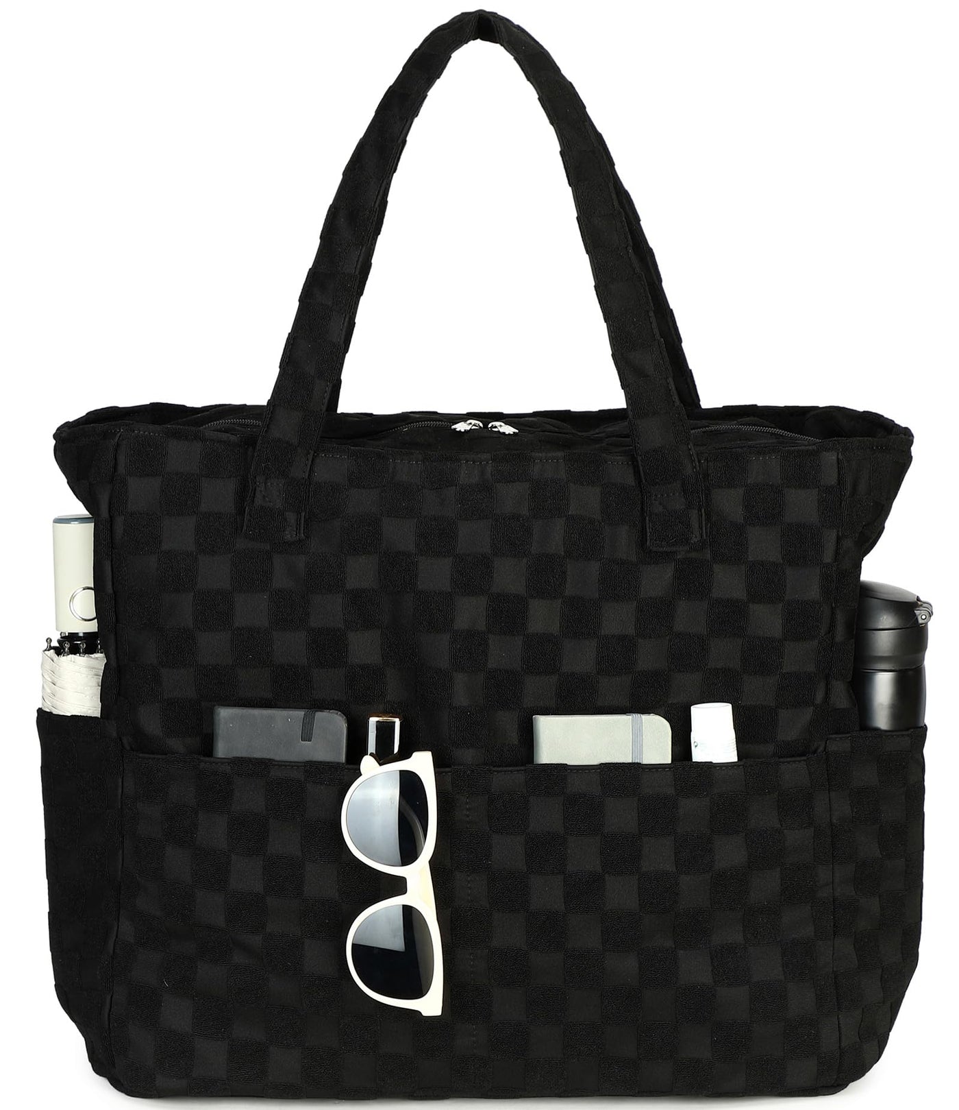 Grand sac de plage avec fermeture éclair