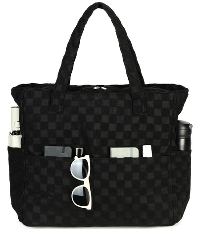 Grand sac de plage avec fermeture éclair