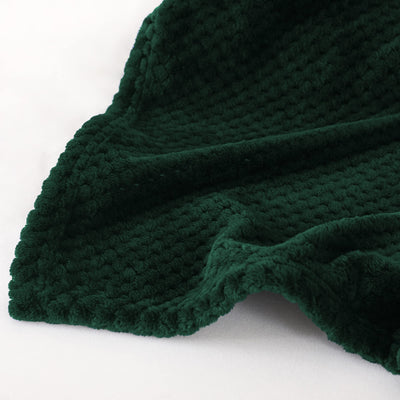 Couverture douillette Couverture en polaire super douce et chaude pour le canapé et le lit avec motif gaufré, couverture douillette et confortable