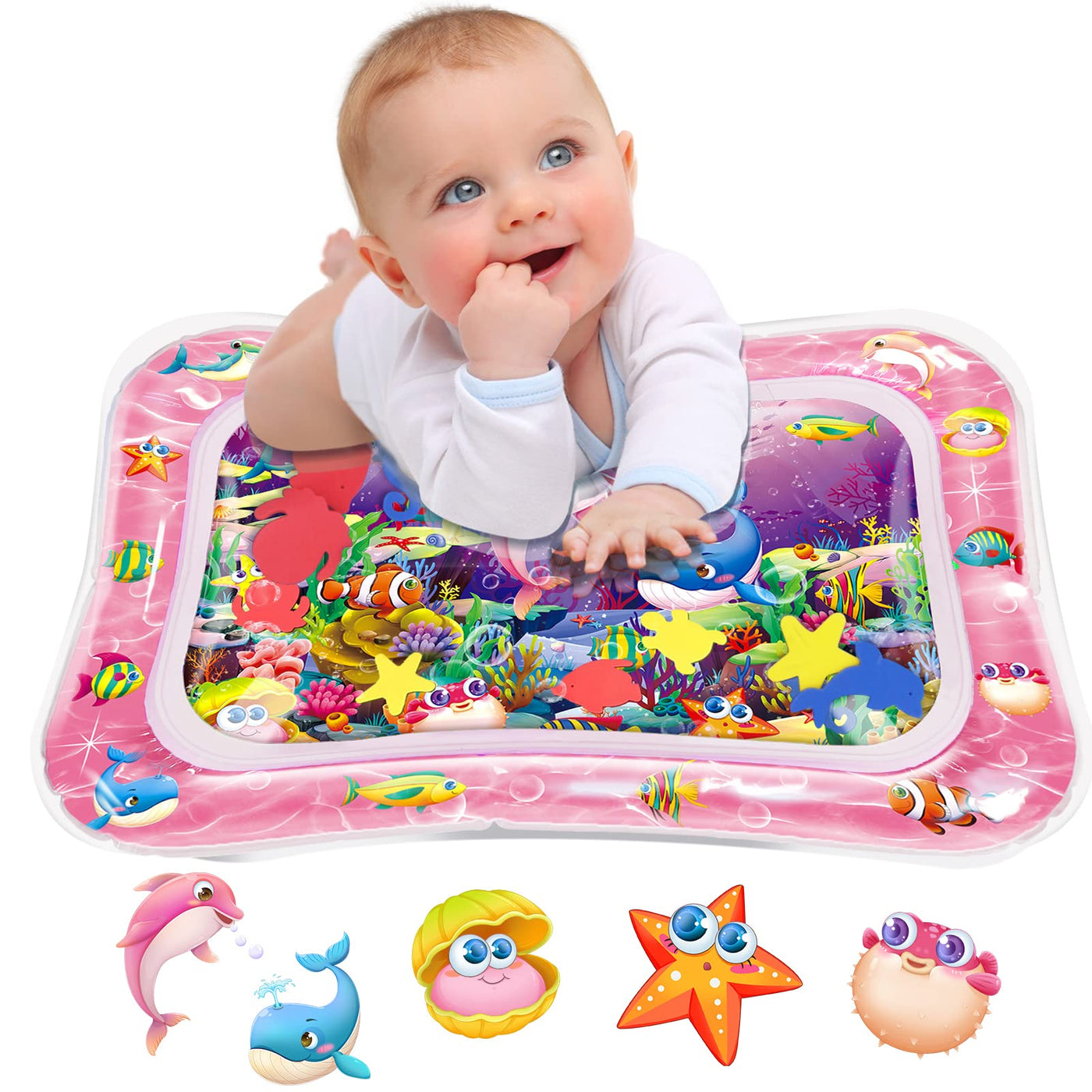 Water mat baby, baby toy sensory development, great gift idea for newborns