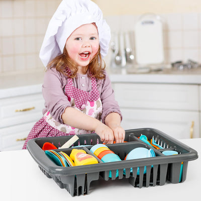 Set d'ustensiles de cuisine avec plus de 40 accessoires de cuisine pour enfants