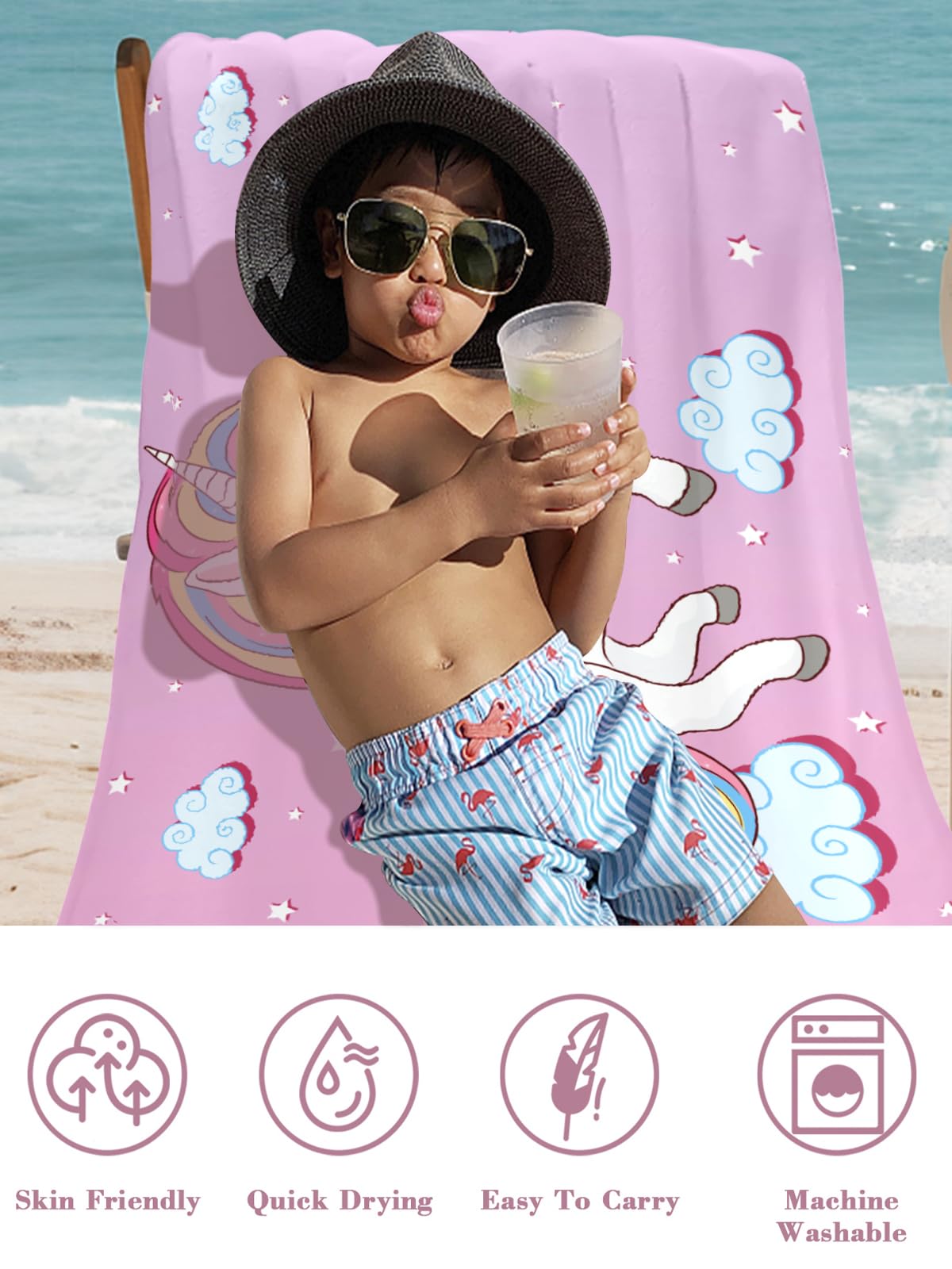 Serviettes de plage à séchage rapide