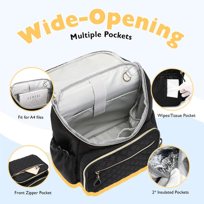 Large diaper backpack