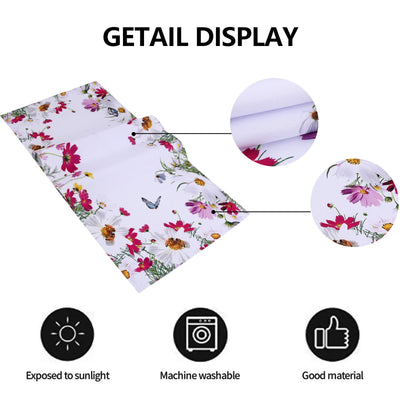 Chemin de table aspect lin Chemin de table lavable