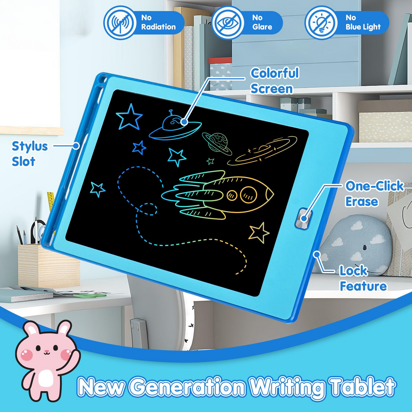 Magic drawing board ,LCD Writing tablet Children Educational learning
