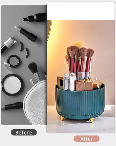 Cosmetic Makeup Organizer, 360°Rotatable Brush Organizer