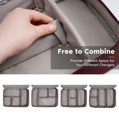 Cable bag Cable organizer Cable case Electronic accessories Organizer bag Universal bag for bag accessories