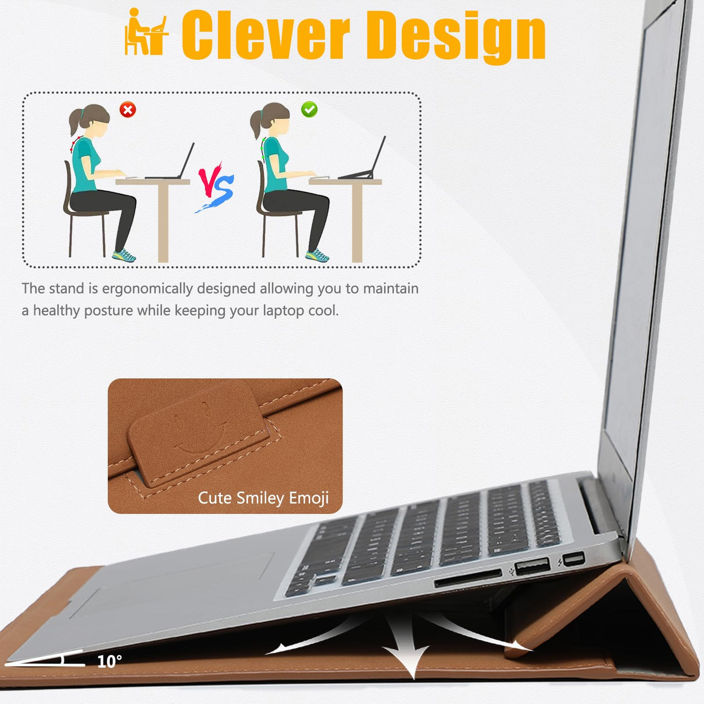 Housse pour ordinateur portable Housse pour ordinateur portable avec fonction de support