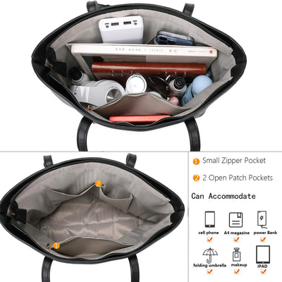 Large Capacity Work Bags with Zipper
