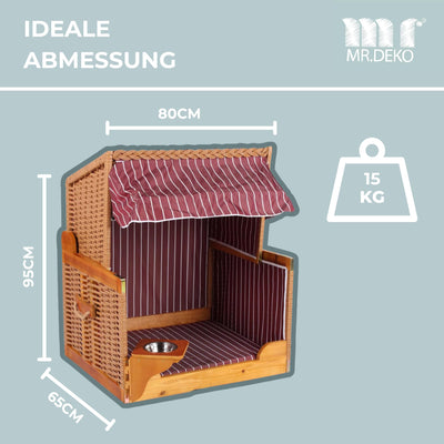 chaise de plage pour chien, osier PE avec housse de protection pour jardin, patio, salon, panier de plage, panier pour chien