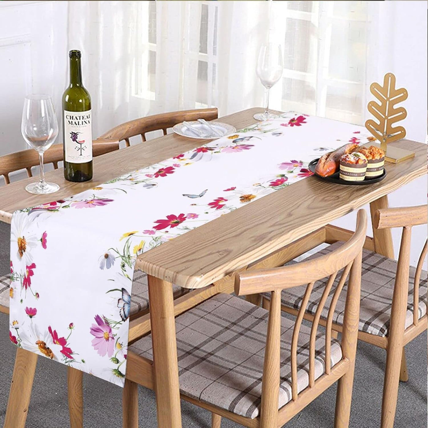 Chemin de table en lin Chemin de table lavable