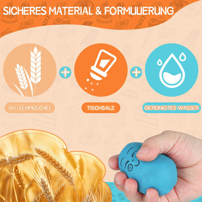 Ensemble de Pâte à Modeler pour enfants, Caisse Enregistreuse avec 12 Pâte à Modeler, Outil de Pétrissage, Scanner, Caddie, Argent Fictif, Cadeau pour Jeu de rôle