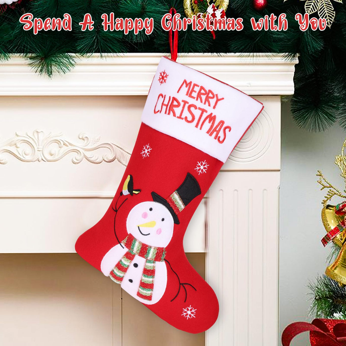 Bas de Noël, paquet de 4