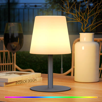 LED Outdoor Table Lamp with 8 Colors Cordless Lamp