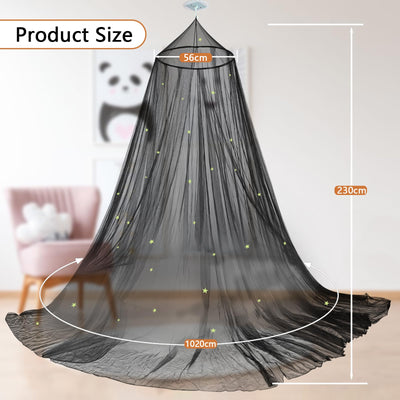 Crib canopy for house bed and single bed - Fantastic bedroom decoration for children's rooms - Large mosquito net canopy for children