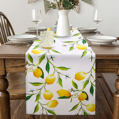 Chemin de table aspect lin Chemin de table lavable