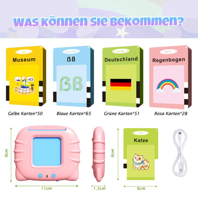 Speaking flashcards German,194 feuilles de flashcards 388 mots pour apprendre l'allemand