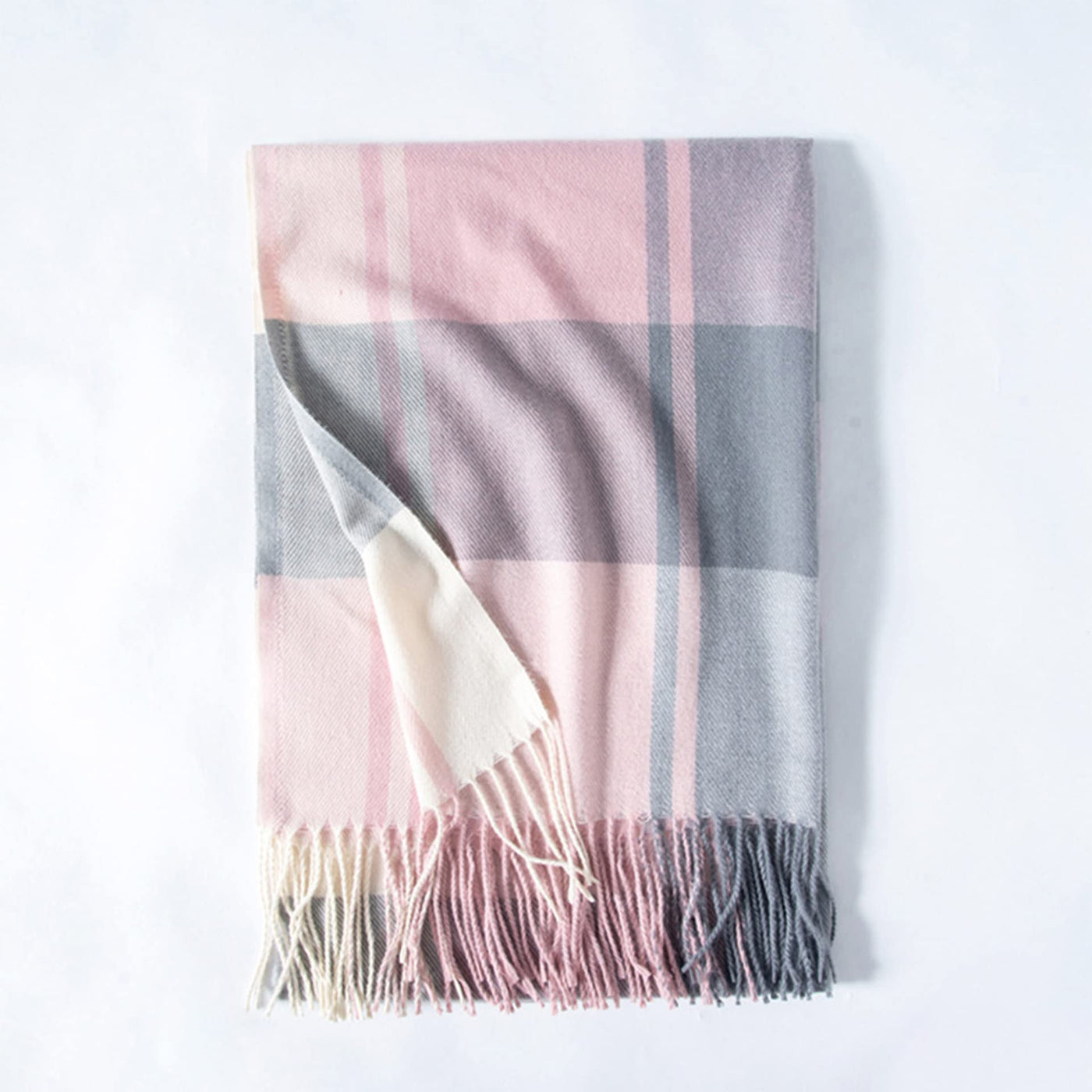 scarf thick knitted scarf plaid neckerchief scarf poncho