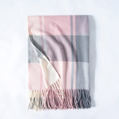 scarf thick knitted scarf plaid neckerchief scarf poncho