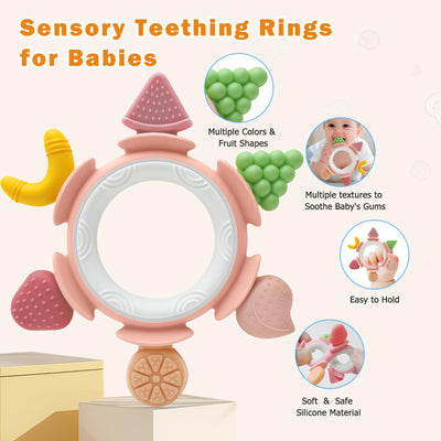 Sensorische Beißring Spielzeug Babys