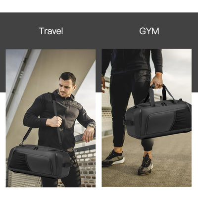 Sports bags with shoe compartment
